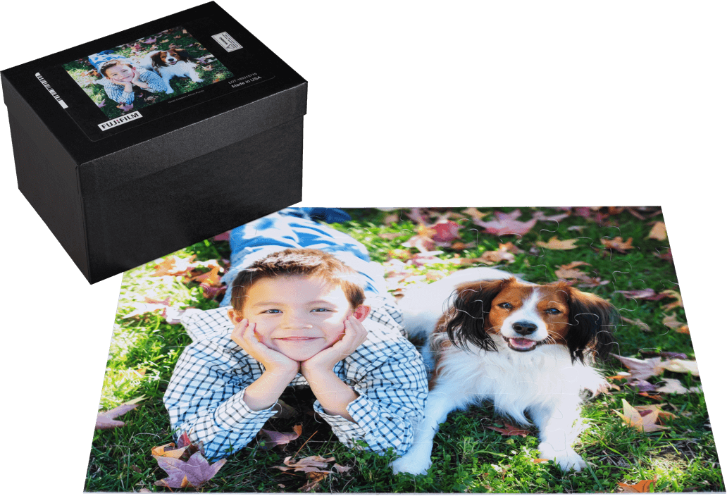 Custom Photo Puzzle, Boy and Dog
